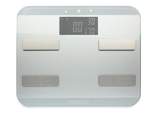 Imagen 1 de 8 de Balanza De Baño Inteligente Personal 180kg Electronica Gris