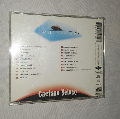 Cd Millennium - Caetano Veloso ( 19151 ) (Usado)