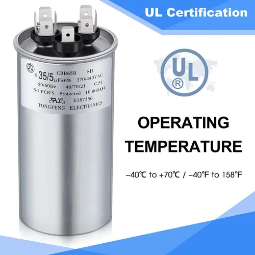 Frienda 2 Unidades 35+5 Mfd Uf ± 6% 370 V O 440 V Vac Dual R