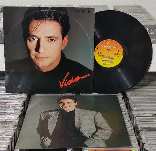 Lp Fábio Jr.- Vida- 1988- C/ Encarte- Frete Barato