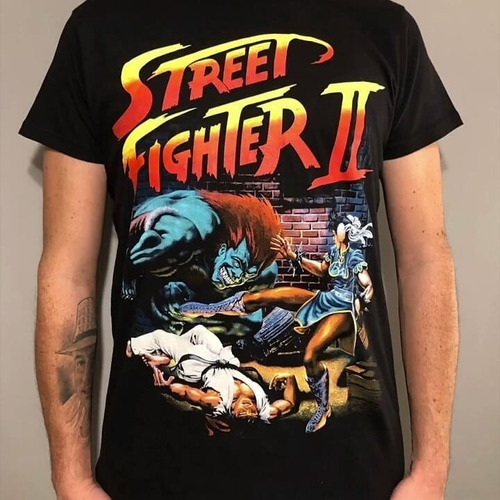 Polera Street Fighter Ii  Snes Arcade Sega Genesis