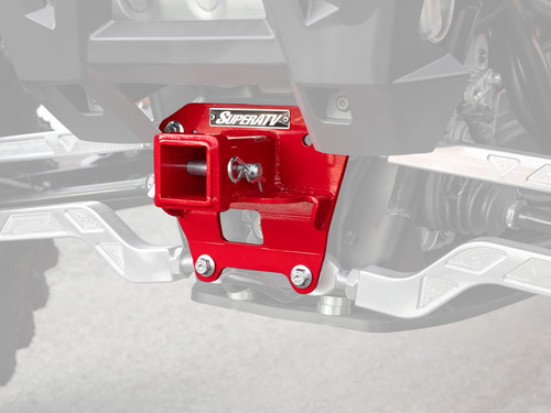 Enganche Trasero Resistente Para Polaris Rzr Rs1 2018+ Rojo