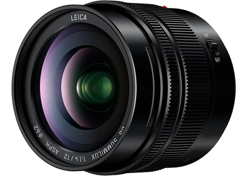 Lente Panasonic Leica Dg Summilux H-x012 Objetivo Focal Fija