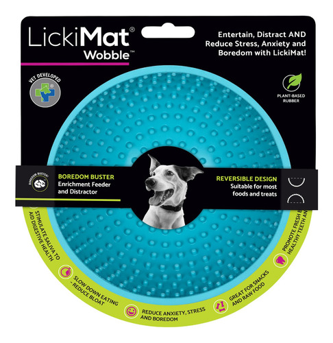 Lickimat Bamboleo, Cuenco De Alimentación Lenta Para Perros,