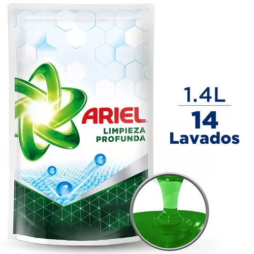 DETERGENTE ARIEL LIQUIDO CONTRADO SOBRE x40ml