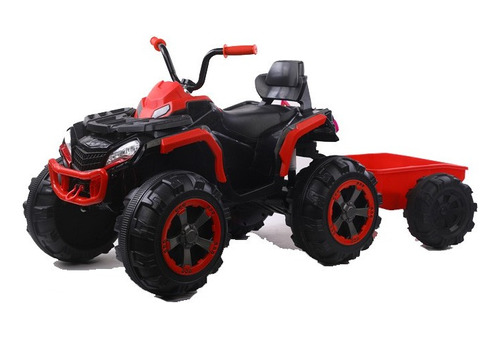 Cuatrimoto Quad + Carro Bebesit 8988 | Rojo