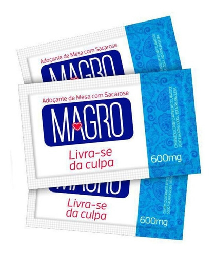 Adoçante Magro Light Sachê 0,6g Caixa 1000 Unidades