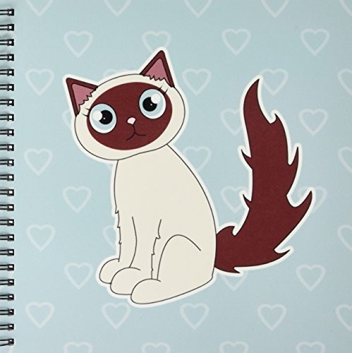 Cuadernos - 3drose Db_110770_1 Kawaii Cats Cute Siamese Kitt