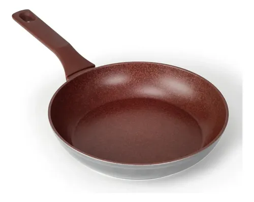 Frigideira 24cm Indução Antiaderente Kosmos Vermelha - Oikos
