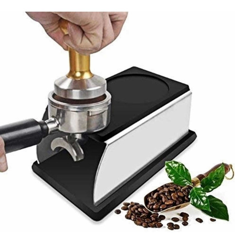 Imagen 2 de 3 de Mat Barista Soporte Estación Apisonar Café Tamper Tapete