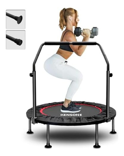 Kensone - Mini Trampolín Plegable De 40 Pulgadas/48 Pulgadas