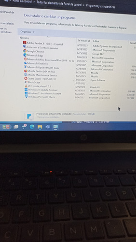 Ntebook Touch Hp15-da0012dx I3-8130u 12gb Ram 256gb Nvme W11 (Usado)