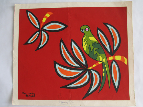 Kennedy Bahia Serigrafia Original Aquarelada Assinada 45x39 (Usado)