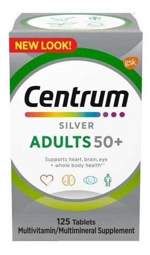 Centrum Silver Adultos 50+  125 Tabletas