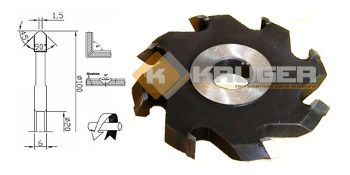 Fresa Para Acm 6mm - Em Wídea