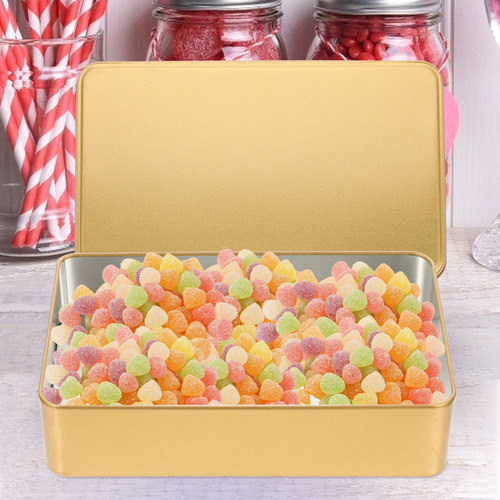 Latas Rectangulares De Metal En Caja Grande De Hojalata Para