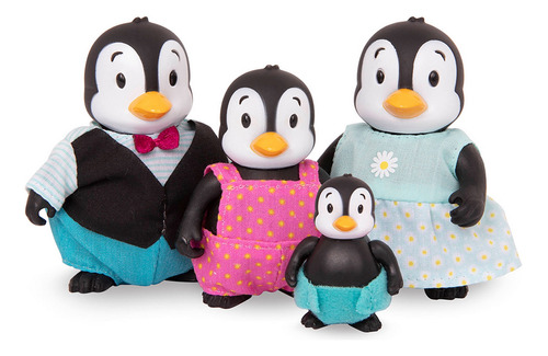 Familia De Pingüinos Lil Woodzeez Ploppy 270190