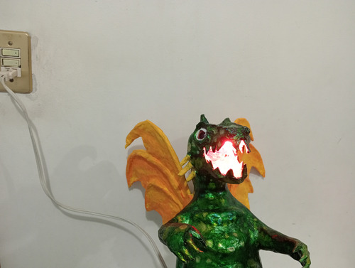 Alebrije Dinosaurio Hecho A Mano Cartonería Envío Incluido