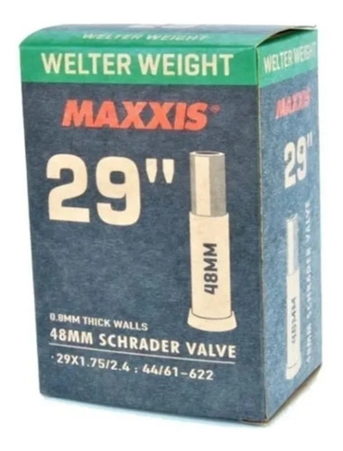 Camara Maxxis Welter 29x1.75/2.4 Schrader 48mm Americana