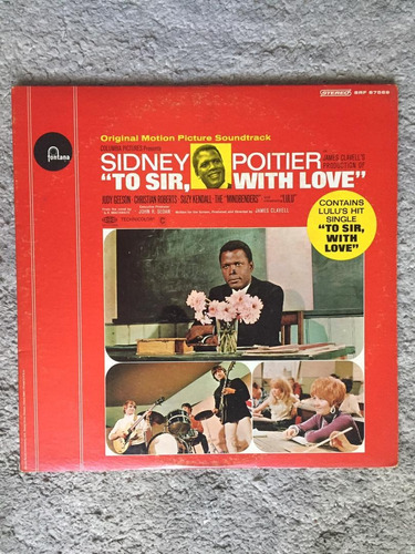 Sidney Poitier Lp. To Sir,with Love Al Maestro Con Cariño