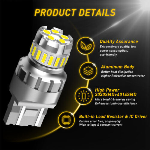 Auxito Led Reverse Back Up Light Bulb 7443 7440 7444 744 Aab