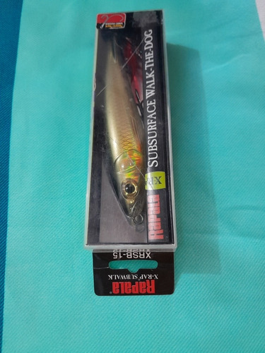 Señuelo De Pesca Rapala X-rap Subwalk Xrsb-15 Gold Olive
