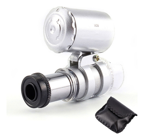 A Microscopio Bolsillo Mini Lupa Lupa For Joyería 60x