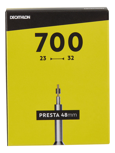Cámara De Aire 700 X 23/32 Válvula Presta 48 Mm Decathlon