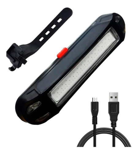 Luz Led Recargable Usb Bicicleta Trasera