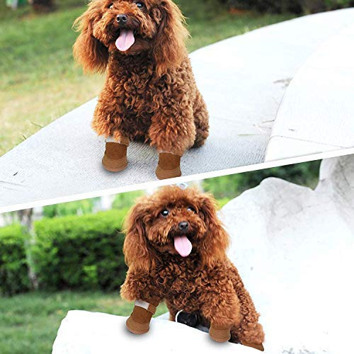 Urbest Dog Shoes With Hook Loop Closure Booties Pet Dog Chih