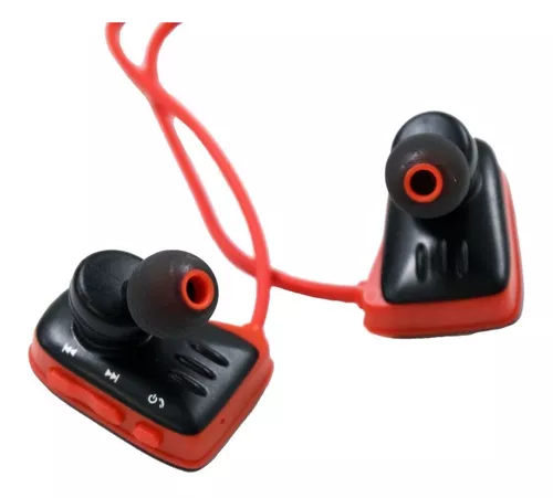 Audifonos Bluetooth Sport Necnon Nbe 01 Rojo - NBE-01 ROJO