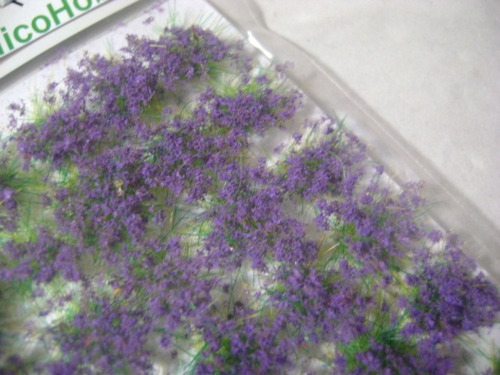 Imagen 7 de 10 de Nico Blister De Matas Y Flores Violetas D 10 Mm H0 (pmf 07)