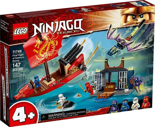 Lego® Ninjago - Vuelo Final Del Barco De Asalto Ninja 71749