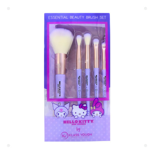 Kit Pincél+necessaire Hello Kitty Essential Beauty Brush Set