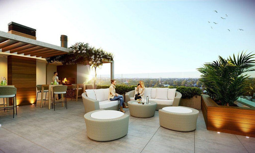 Imagen 5 de 30 de Monoambiente Con Cocina Definida Y Terraza