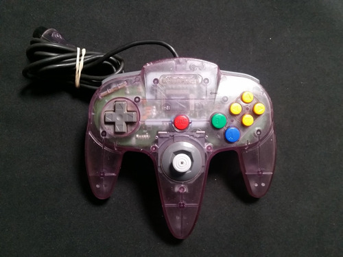 Control Original N64 Nintendo 64 Translúcido Morado