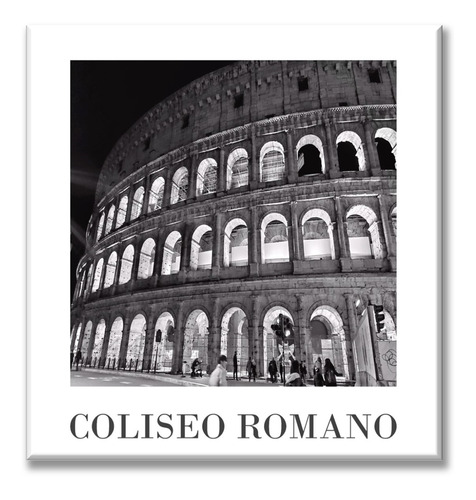 Cuadro Canva Coliseo Romano 60*60 Cm