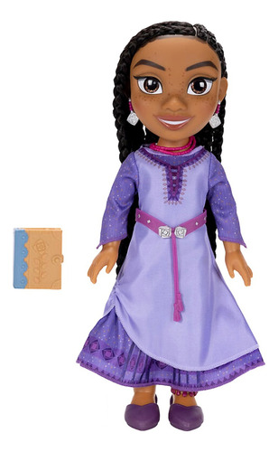 Muñeca Grande Asha Disney Wish Original - 45cm Con Accesorio