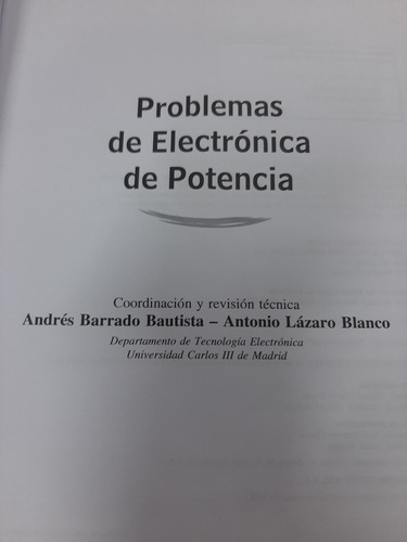 Problemas De Electrónica De Potencia  Bautista Blanco Leer*