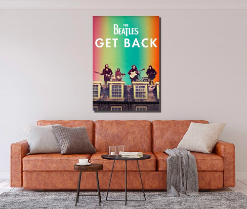 Cuadro Vanguardista Canvas  The Beatles Get Back    100x70
