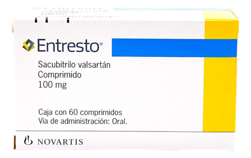 Entresto Sacubitrilo Valsartán 100mg C/30 - Novartis 2 Pack