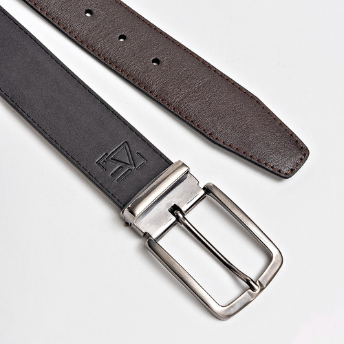 Cinturón Vestir Reversible Hombre Blf 1600000 Neg Caf 774 S1
