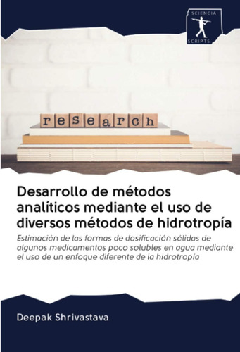 Libro: Desarrollo De Métodos Analíticos Mediante El Uso De D