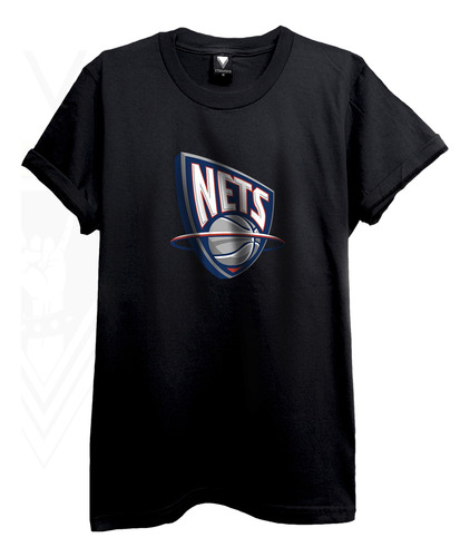 Remera Premium Logo Brooklyn Nets - Básquetbol 