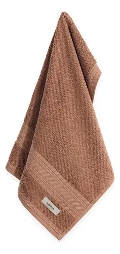 Toalla Baño Lisa Karsten Empire Súper Absorbentes 100% Algo. Color Ocre Siena 70111