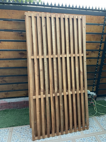 Reja De Madera Grande Con Protector