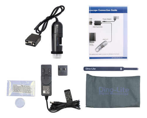 Microscópio Digital Dino-lite Am4116ztl Vga 800x600 10x-90x