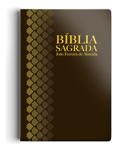 Bíblia RC G Semi Luxo Marrom, de Almeida, João Ferreira de. Geo-Gráfica e Editora Ltda, capa dura em português, 2022
