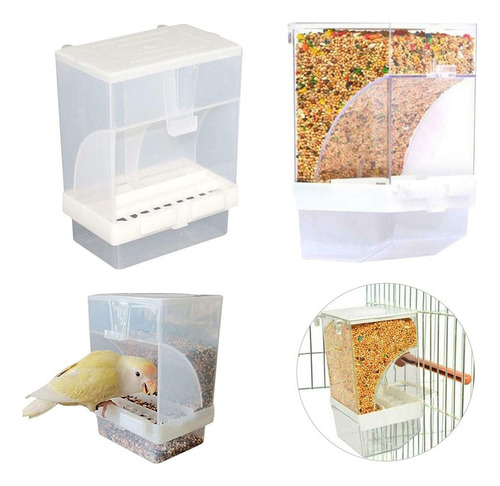 Comedero Automático Para Pájaros, Dispensador De Comida De P