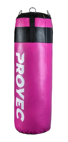Bolsa Boxeo Proyec Lona Vinilica 0.90 Cm Kick Boxing Fucsia